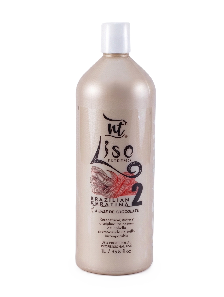NT Keratina Liso Extremo Chocolate bottle – professional extreme smoothing hair straightener treatment