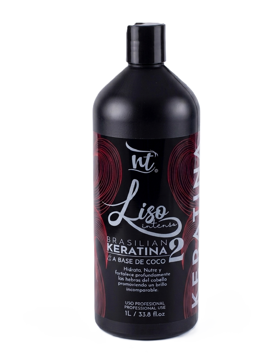 NT Keratina Liso Intenso Coco bottle – professional intense straightening treatment for deep smoothing and hydration