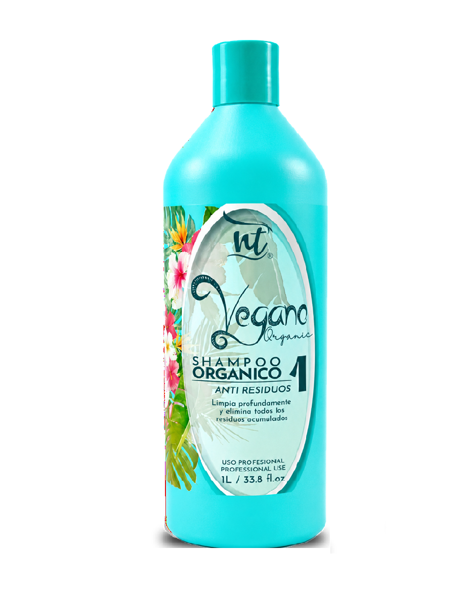 NT Shampoo Anti-Residuos Vegano bottle – professional clarifying pre-treatment shampoo for deep cleansing
